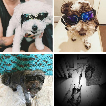 Dog Glasses Sunglasses Pet Glasses(Silver)-garmade.com