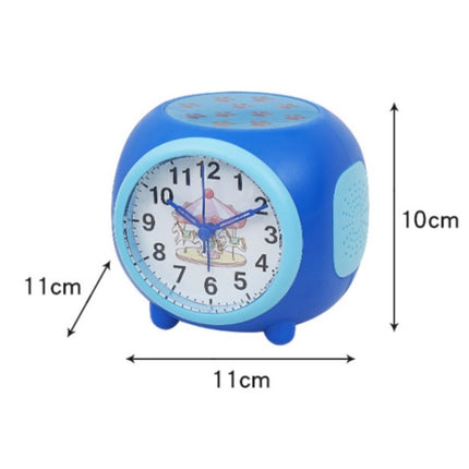 Children Romantic Starry Sky Projection Music Pointer Alarm Clock(Orange)-garmade.com