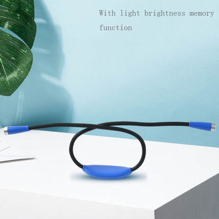 Gradual Stepless Dimming Ever-Changing Universal Three-Color Temperature Hanging Neck Hose Reading Lamp-garmade.com