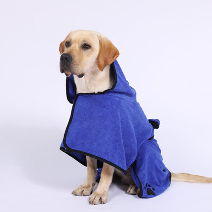 Dog Water Absorbing Towel Cat Bath Towel Bathrobes Pet Supplies M(Beige)-garmade.com