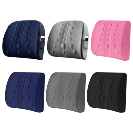 Lumbar Cushion Office Maternity Seat Cushion Car Lumbar Memory Foam Lumbar Pillow,Style: Standard (Gray)-garmade.com