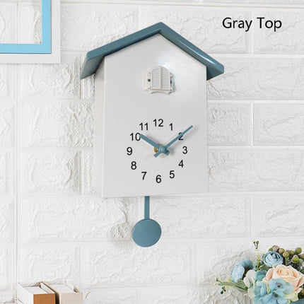 T60 Cuckoo Clock The Bird Reports On The Hour Clock, Colour: Gray Top-garmade.com