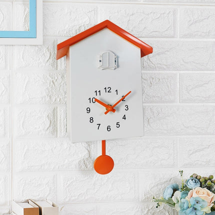 T60 Cuckoo Clock The Bird Reports On The Hour Clock, Colour: Orange Top-garmade.com