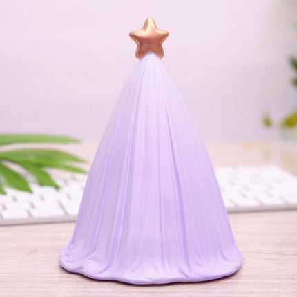 B82880 Room Decoration Atmosphere Night Light Bedside Lamp Ornaments, Colour: Small Purple Sitting deer-garmade.com