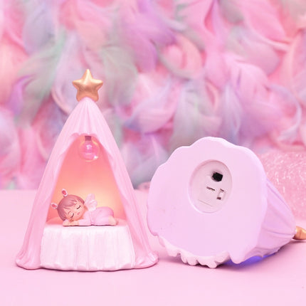 B82880 Room Decoration Atmosphere Night Light Bedside Lamp Ornaments, Colour: Small Pink Hobbion-garmade.com