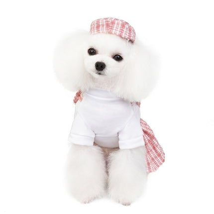 Pet Clothes Dog Dress Summer Thin Uniform Skirt, Size: M(Pink)-garmade.com