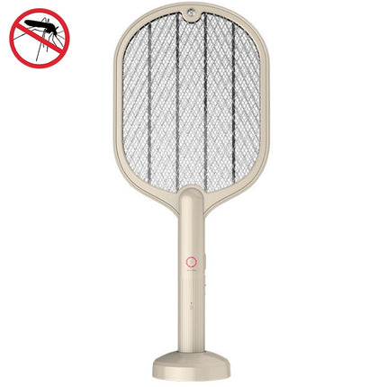 Smart Home Dual-Use Mosquito Swatter Mosquito Killer Fly Swatte(Beige)-garmade.com