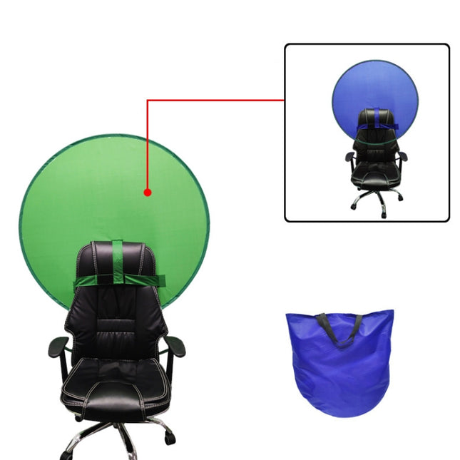 Live E-Sports Background Cloth Folding Background Board, Size: Double Layer M Blue Green 110cm-garmade.com