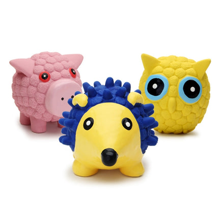 Wear-Resistant Bite Pet Toy Latex Sounding Dog Toy, Specification: Small Owl-garmade.com