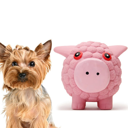 Wear-Resistant Bite Pet Toy Latex Sounding Dog Toy, Specification: Large Pig-garmade.com