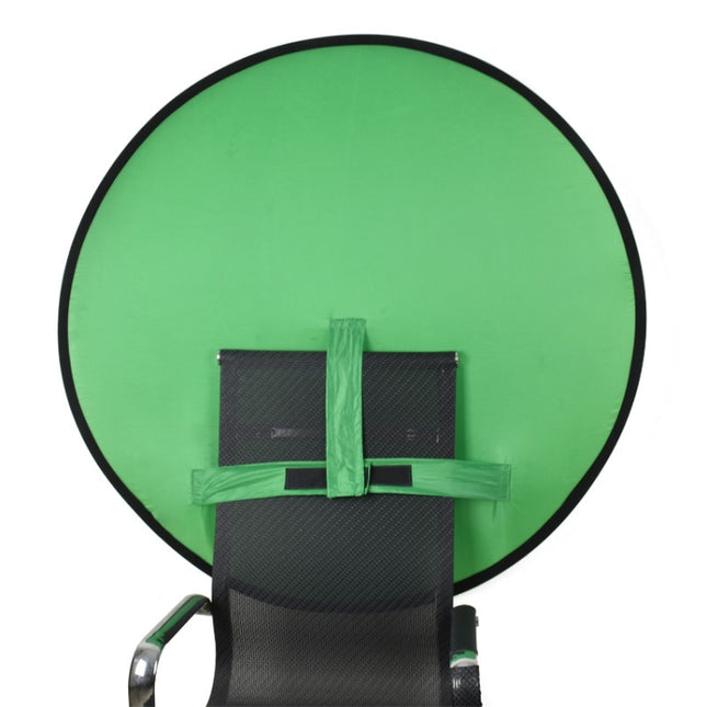 75cm EY-068 Green Background Cloth Folding ID Photo Green Screen Video Backdrop Board For E-Sports Chair-garmade.com