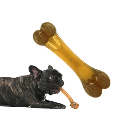 Nylon PU Dog Molar Stick Cleaning Dog Bite Toy, Specification: Large Arched Bone-garmade.com