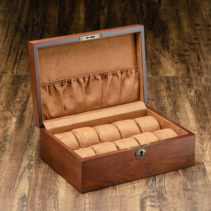 10 Epitope Wooden Watch Box Jewelry Watch Collection Display Storage Box-garmade.com