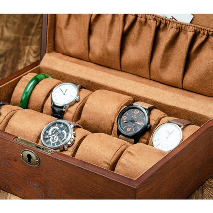 10 Epitope Wooden Watch Box Jewelry Watch Collection Display Storage Box-garmade.com