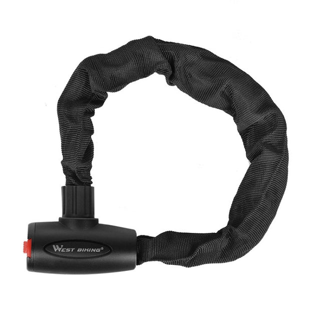 WEST BIKING 0705042 Bicycle Anti-Theft Key Lock Mountain Bike Motorcycle Chain Lock, Specification: 0.6M-garmade.com