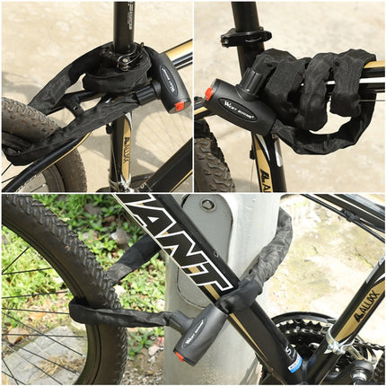 WEST BIKING 0705042 Bicycle Anti-Theft Key Lock Mountain Bike Motorcycle Chain Lock, Specification: 0.6M-garmade.com