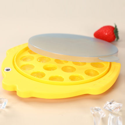 2 PCS Children Cartoon Silicone Ice Tray Homemade Ice Cream Mold, Specification: Doodle Fish-garmade.com