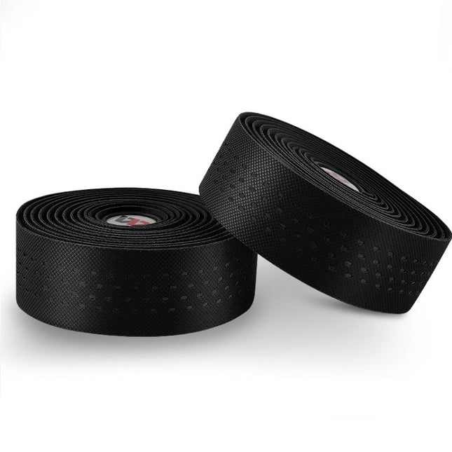 WEST BIKING Bicycle PU Non-Slip Handlebar Strap(Black)-garmade.com
