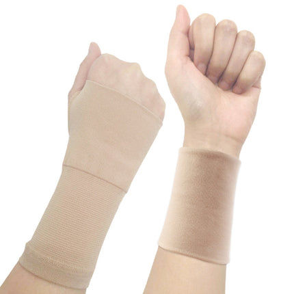1 Pair Joint Keep Warm Cold Nylon Protection Cover, Specification: M(Bracers Skin Color)-garmade.com
