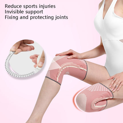 Sports Knee Pads Training Running Knee Thin Protective Cover, Specification: M(Sakura Powder )-garmade.com