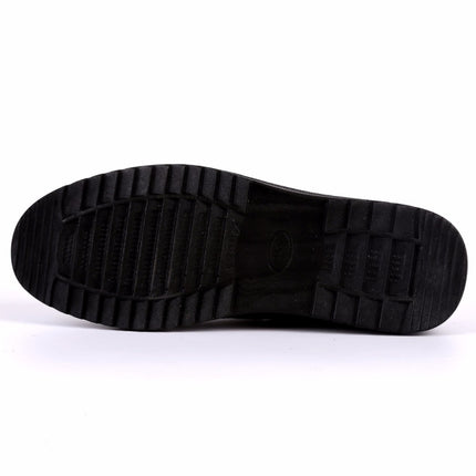 Low-cut Business Casual Soft Soles Flat Shoes for Men, Shoe Size:38(Black)-garmade.com