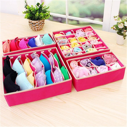 Organizer Storage Box Drawer for Underwear Bra Scarf Socks (24 Grid)-garmade.com