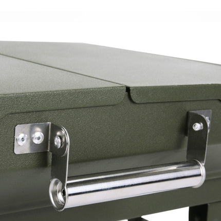 Outdoor Folding Barberry Camping Portable Oven Home Stainless Steel BBQ,Size:82x35x30cm-garmade.com