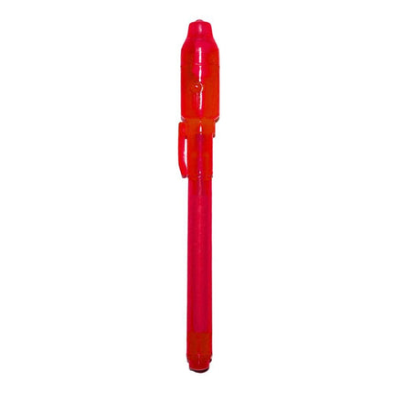 10 PCS Creative Magic UV Light Invisible Ink Pen Marker Pen(Red)-garmade.com