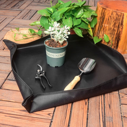 Balcony Green Planting Pot Rolling Basin Mat Home Gardening Seed Planting Waterproof Flower Pad Replacement Operation Pad(V2.0 Pink)-garmade.com