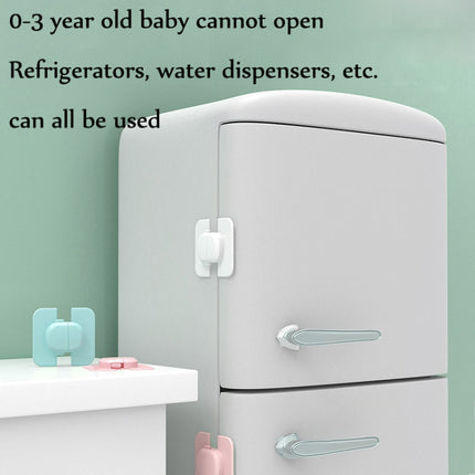 5 PCS Baby Refrigerator Water Dispenser Safety Lock Baby Safety Products(White)-garmade.com