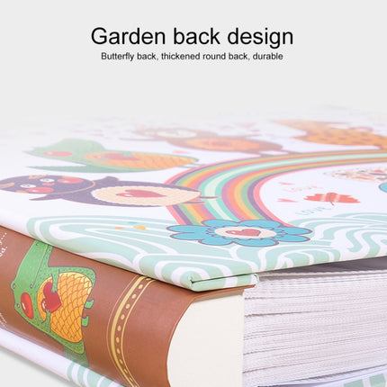 6 Inch 600 Sheets Plug-In Photo Album Large Capacity Baby Album Book(Secret Garden)-garmade.com