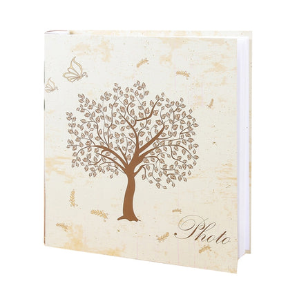6 Inch 600 Sheets Plug-In Photo Album Large Capacity Baby Album Book(Happiness Tree)-garmade.com