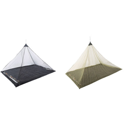 Polyester Mesh Tent Outdoor Camping Single Perspective Anti-Mosquito Net(Black)-garmade.com