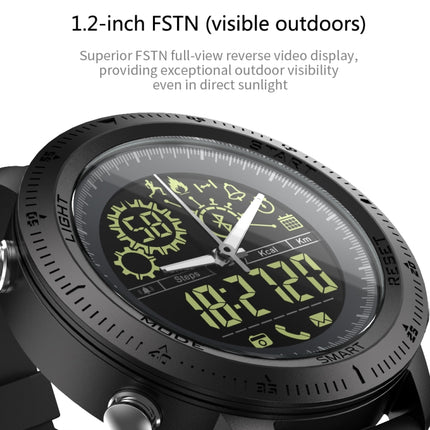 NX02 Sport Smartwatch IP67 Waterproof Support Tracker Calories Pedometer Smartwatch Stopwatch Call SMS Reminder(blue)-garmade.com