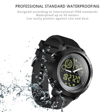 NX02 Sport Smartwatch IP67 Waterproof Support Tracker Calories Pedometer Smartwatch Stopwatch Call SMS Reminder(blue)-garmade.com