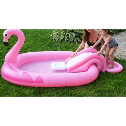 Home Large Cartoon Animal Drama Pool Water Spray Inflatable Swimming Pool Slide Pool( Slide Spray Water)-garmade.com