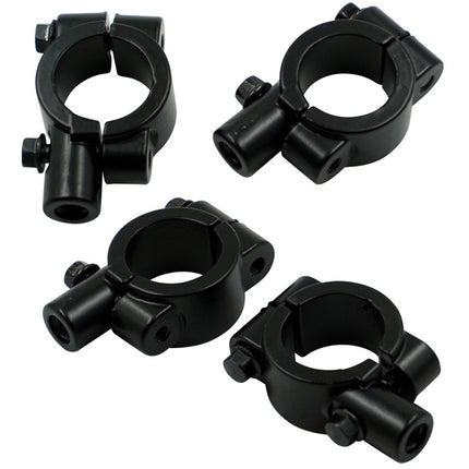 6 PCS Motorcycle Modification Accessories Handlebar Mirror Holder(M10 22mm Black)-garmade.com