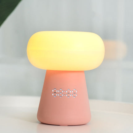 XYD-055 Cloud Mushroom USB Clock Night Light Sleep Timer Remote Control Bedside Lamp, Light color: Charging Type-garmade.com