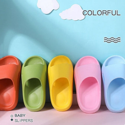 Summer EVA Lightweight Soft-Soled Non-Slip Slippers For Children, Size: 32/33（210mm）(Light Blue)-garmade.com