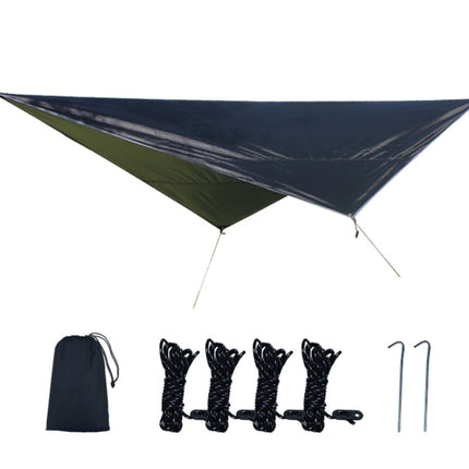 Outdoor Camping Supplies Multifunctional Camping Sunshade Waterproof And Moisture-Proof Mat Ultra-Light Sky,Size: 320 x 250cm (Black)-garmade.com