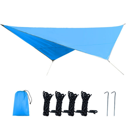 Outdoor Camping Supplies Multifunctional Camping Sunshade Waterproof And Moisture-Proof Mat Ultra-Light Sky,Size: 320 x 250cm (Sky Blue)-garmade.com