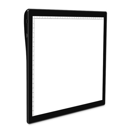 A4-D26 Charging Copy Table Soft Light Eye Protection Edging Copy Board Drawing Board(Black )-garmade.com