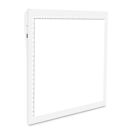 A4-D26 Charging Copy Table Soft Light Eye Protection Edging Copy Board Drawing Board(White )-garmade.com