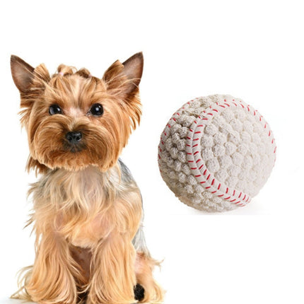 Dog Toy Latex Dog Bite Sound Ball Pet Toys, Specification: Large Tennis-garmade.com