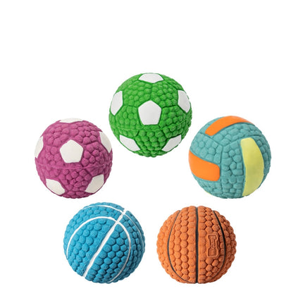 Dog Toy Latex Dog Bite Sound Ball Pet Toys, Specification: Large Tennis-garmade.com