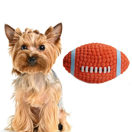 Dog Toy Latex Dog Bite Sound Ball Pet Toys, Specification: Large Rugby-garmade.com