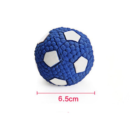Dog Toy Latex Dog Bite Sound Ball Pet Toys, Specification: Small Football-garmade.com