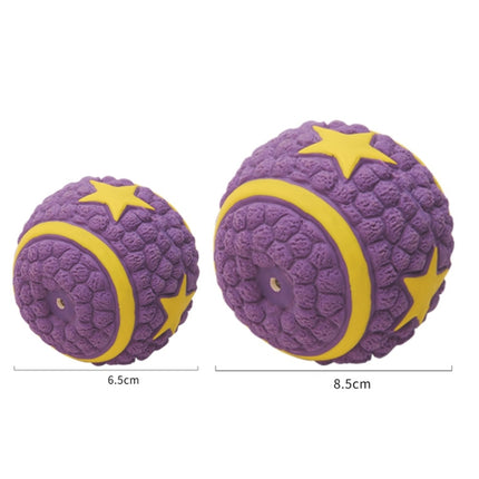 Dog Toy Latex Dog Bite Sound Ball Pet Toys, Specification: Large Four-star Ball-garmade.com