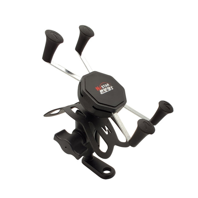 N-STAR N002 Motorcycle Bicycle Mobile Phone Bracket Riding Equipment(Large L Head)-garmade.com