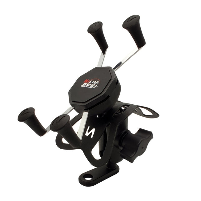 N-STAR N002 Motorcycle Bicycle Mobile Phone Bracket Riding Equipment(Small L Head)-garmade.com